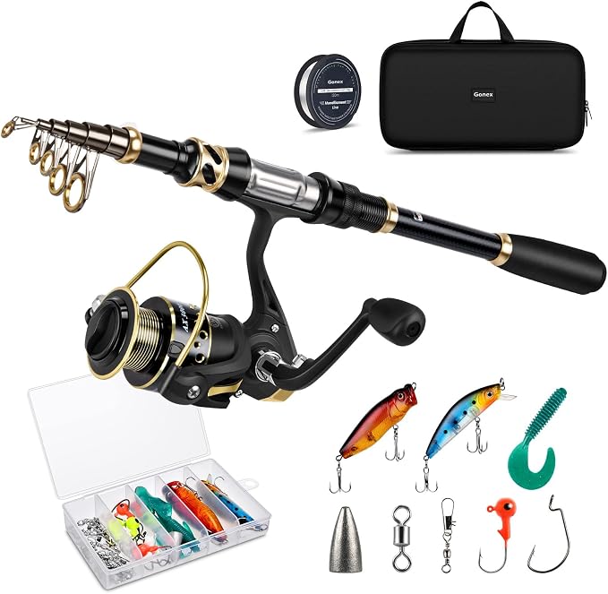 Fishing Rod and Reel Combo Telescopic Pole Set - Image 9