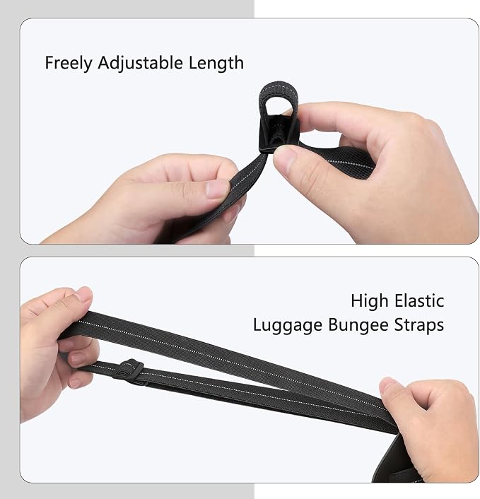 Luggage Bungee Straps for Attaching Bags - Image 4