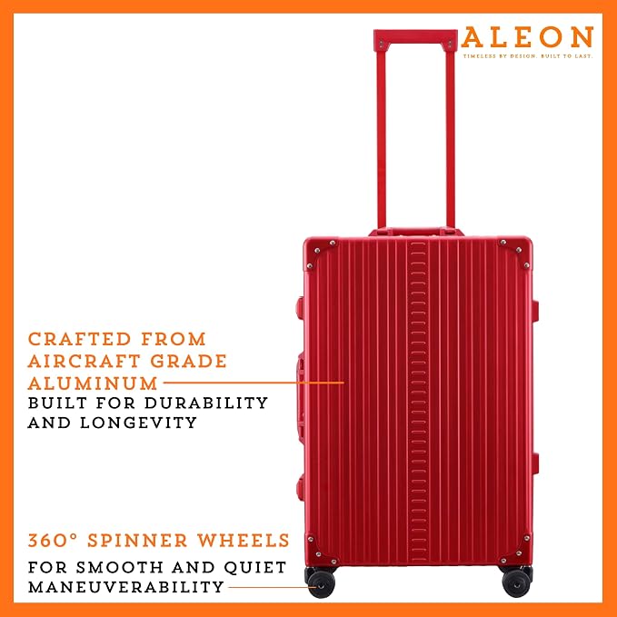 Aleon All Aluminum Lightweight 26" Carry-On Luggage - Image 2