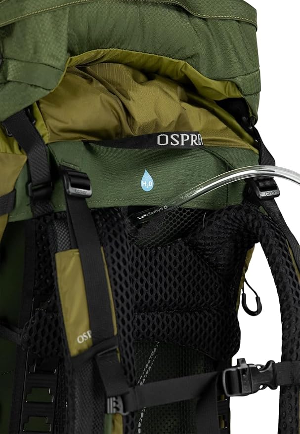 Osprey Atmos AG LT 50L Men's Backpacking Backpack, Night Shift/Scoria Blue - Image 16