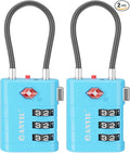 ANVIL TSA Approved Luggage Locks – High Security TSA008 Combination Travel Locks by ANVIL