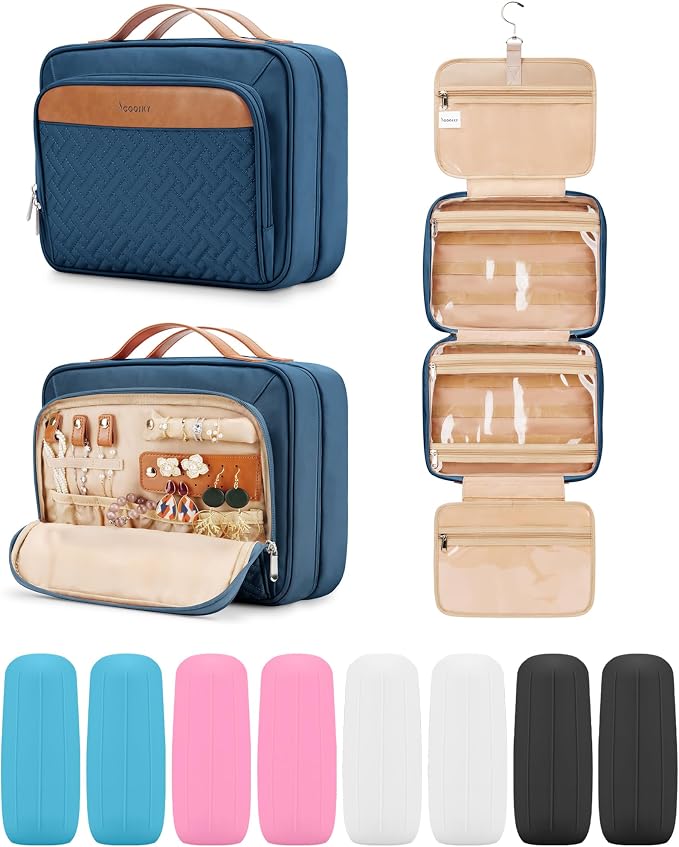 Travel Hanging Toiletry Bag for Women and Men, by COOSKY