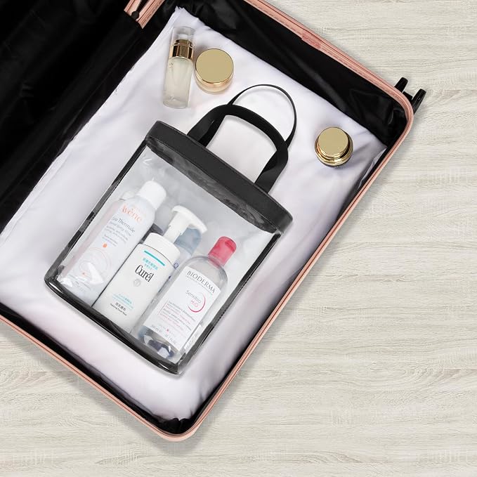 Travel Toiletry Bag, Large Transparent Makeup Bag, Waterproof Clear Tote Bag - Image 6