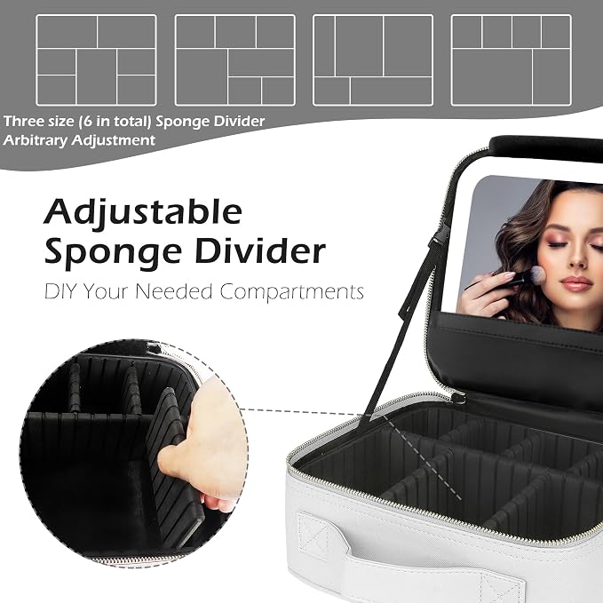 MOMIRA Travel Makeup Bag Cosmetic Bag Makeup Organizer Bag - Image 6
