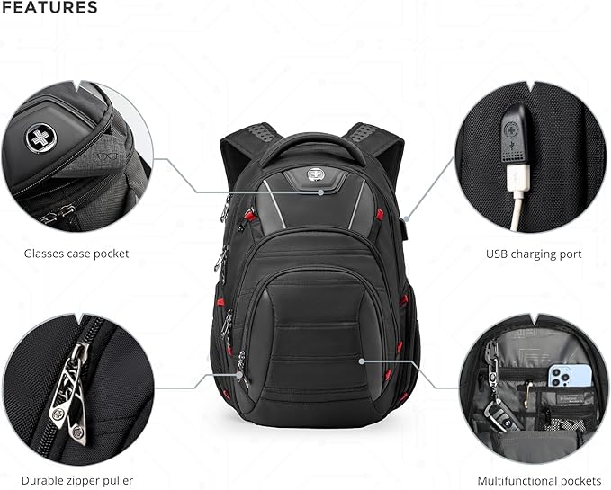Swissdigital Design Men's Laptop Backpack - Image 3