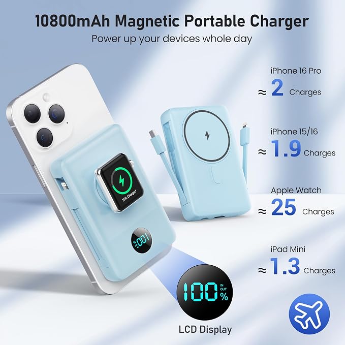 Magnetic Portable Charger for iPhone - Image 2
