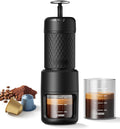 STARESSO Classic Portable Espresso Maker, 2 IN 1 Travel Coffee Maker Compatible by STARESSO