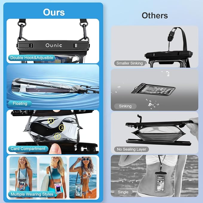 Large Waterproof Phone Pouch, Floating Waterproof Pouch - Image 4