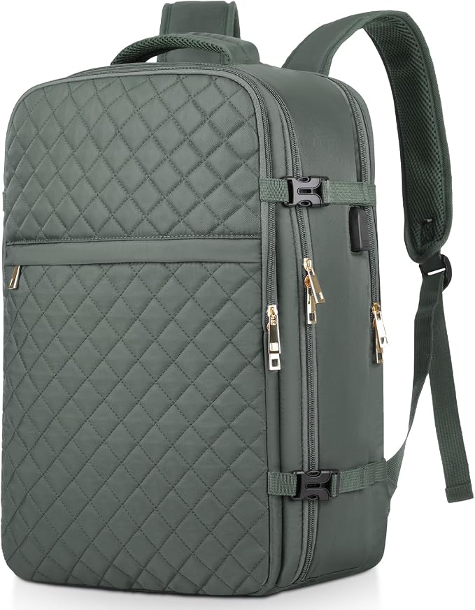 MOMUVO Large Travel Backpack Women, Flight Approved Carry On Backpack, Water by MOMUVOOFFICIAL
