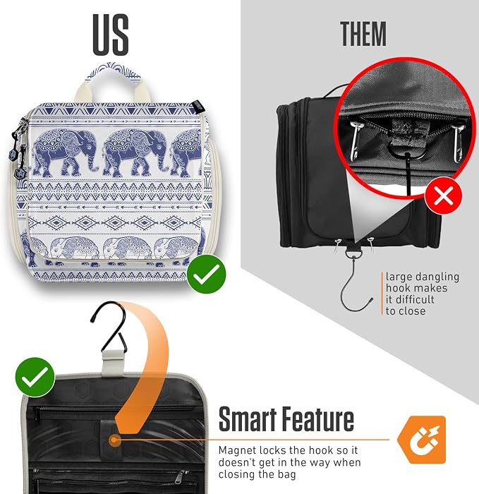 VENTURE 4TH Hanging Travel Toiletry Bag - Image 6
