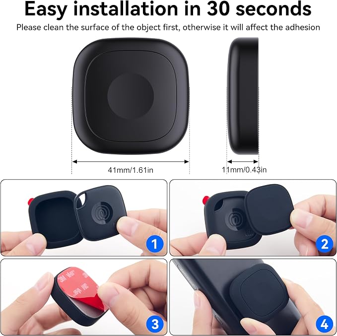 2 Pack for Tile Life360 Mate 2024/2022 Bluetooth Tracker Adhesive Mount - Image 9