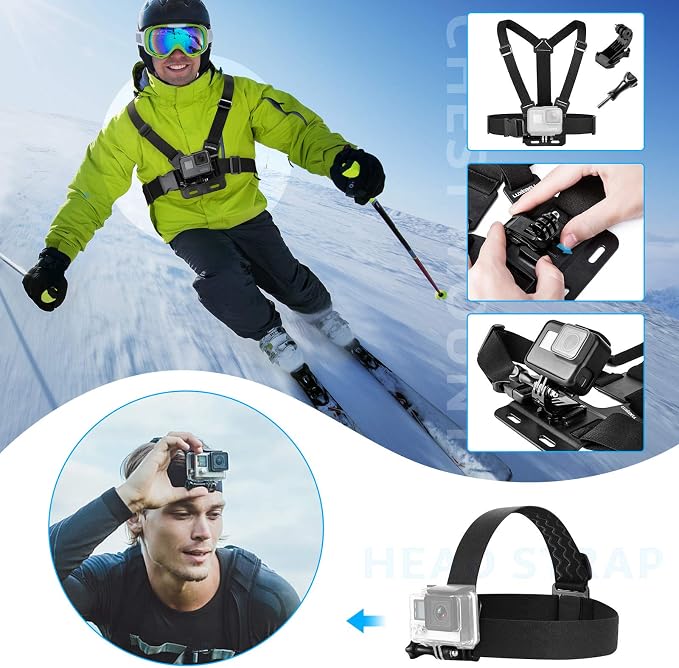 Luxebell Action Camera Accessory Kit - Image 3