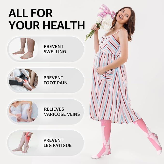 Kickticks 4 Pairs Compression Socks - Image 2