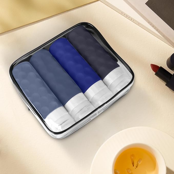 Travel Bottles for Toiletries, BPA Free Leak Proof Premium Silicone Bottles - Image 7