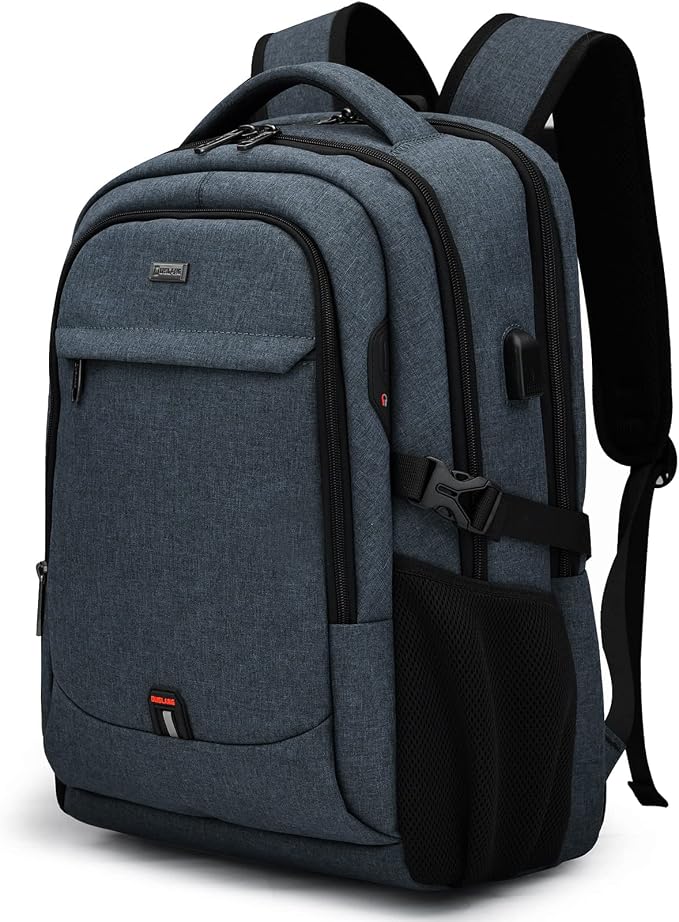 DUSLANG 17 Inch Travel Laptop Backpack Water Resistant College Backpack by DUSLANG
