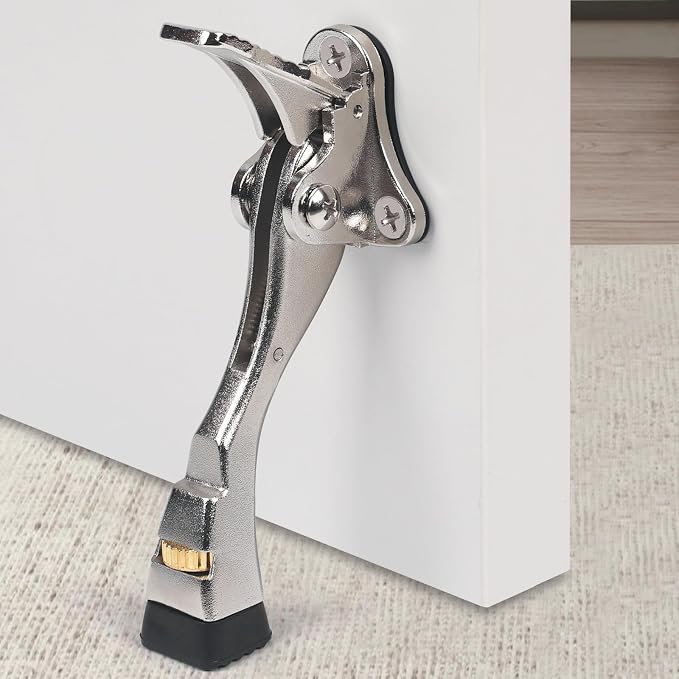 Kick Down Door Stoppers for Bottom of Door, Heavy Duty Kickdown Door Stop by ENYZTBI