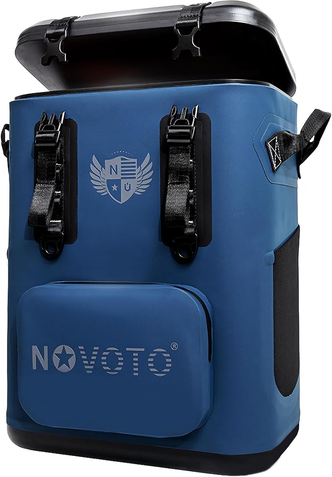 Magnetic Soft Cooler, Zipperless Soft Sided Cooler Bag by Novoto