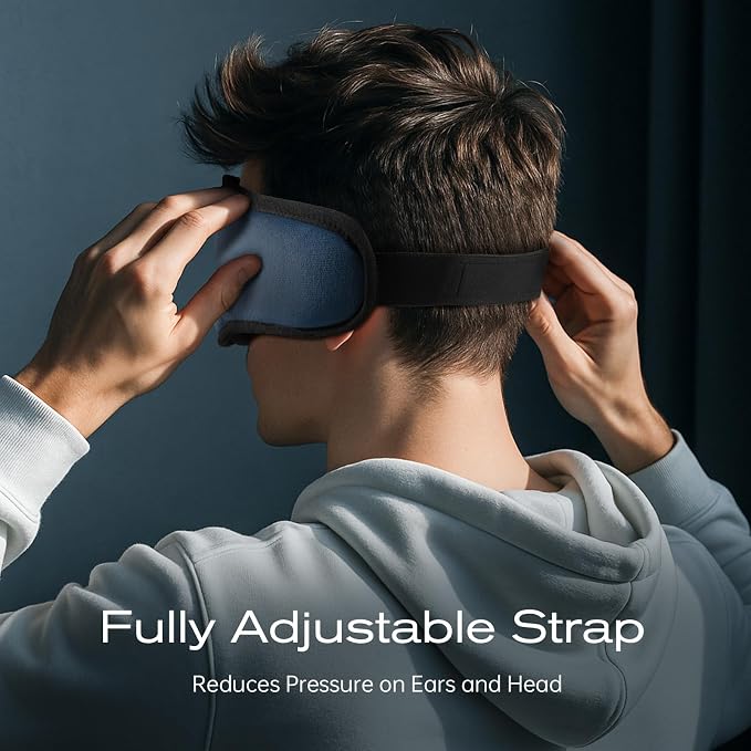 3D Sleep Mask with Bluetooth Headphones, Sleeping Headphones - Image 4