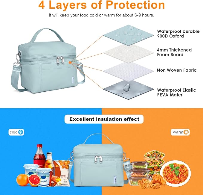 NOL Natural Organic Lifestyle Insulated Lunch Bags - Image 4