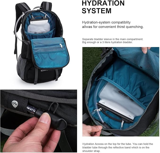 MOUNTAINTOP 40L Hiking Backpack Lightweight Travel Backpack - Image 5