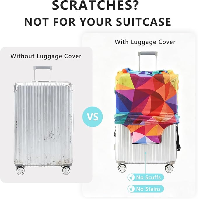 Travelkin Luggage Covers For Suitcase Tsa Approved, Suitcase Cover Protector - Image 4