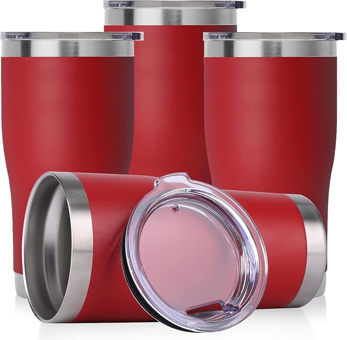 DOMICARE 20oz Tumbler with Lid Stainless Steel Tumblers Bulk, Double Wall by VisittheDOMICARE