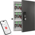 72 Key Lock Box, Key Cabinet Organizer Wall Mount use OTP Technology Unlock by DiDiHere