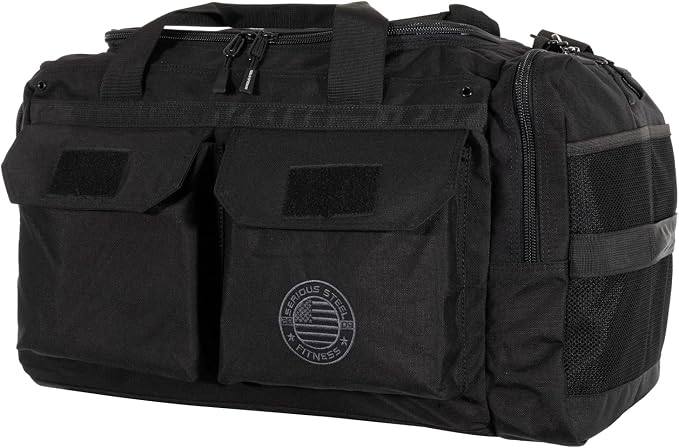 Serious Steel Fitness Heavy Duty 1000D Nylon Duffel Gym Bag by SeriousSteelFitness