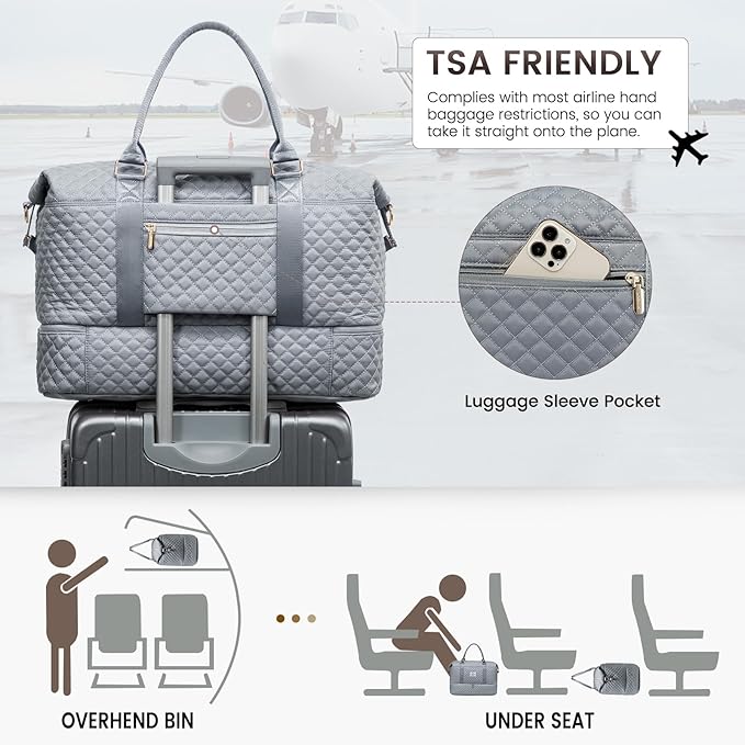 LOVEVOOK Travel Duffle Bag, Weekender Bags - Image 4