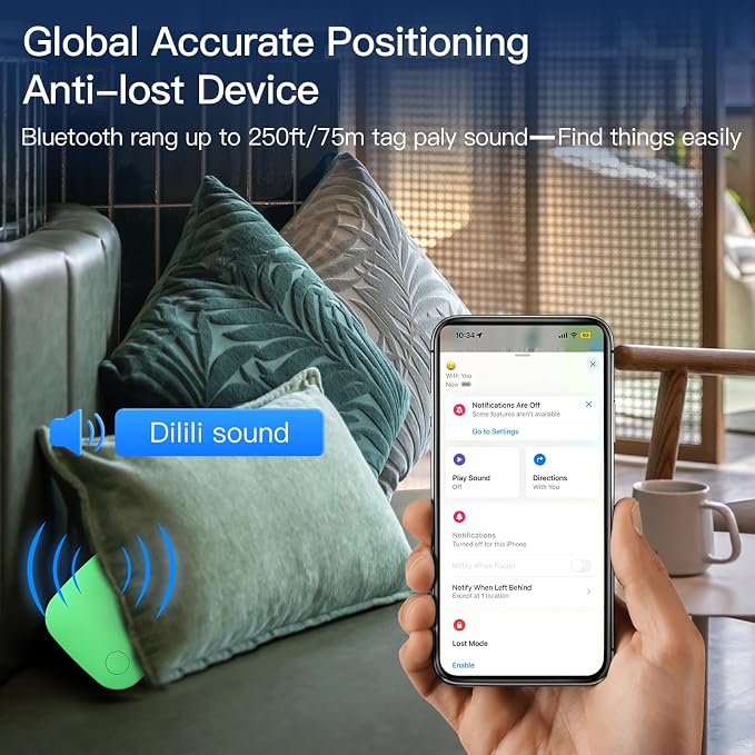 RSH Air Tracker Tag 4 Pack Bluetooth Luggage Tracker tag Locator Works - Image 4