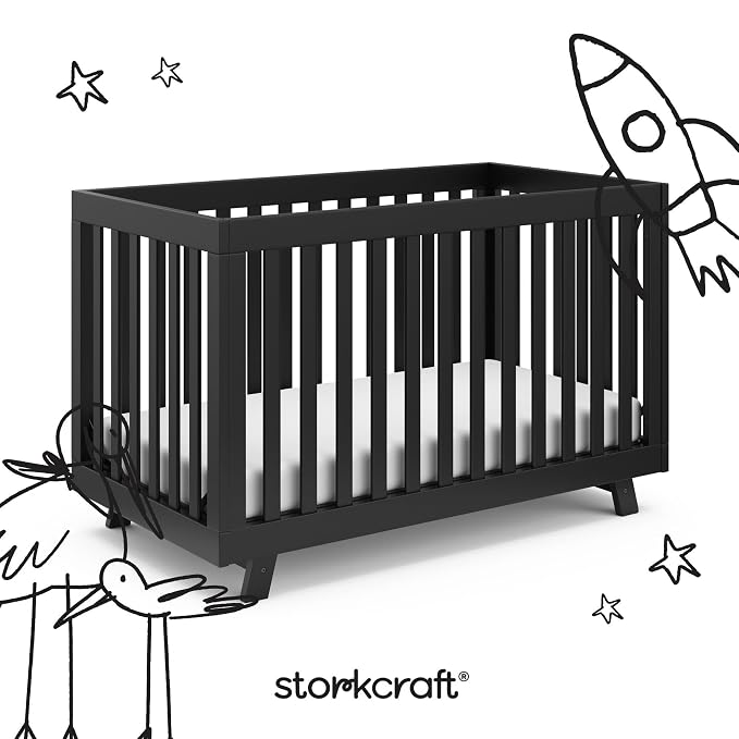 Storkcraft Beckett Convertible Crib – Converts from Baby Crib to Toddler Bed - Image 7