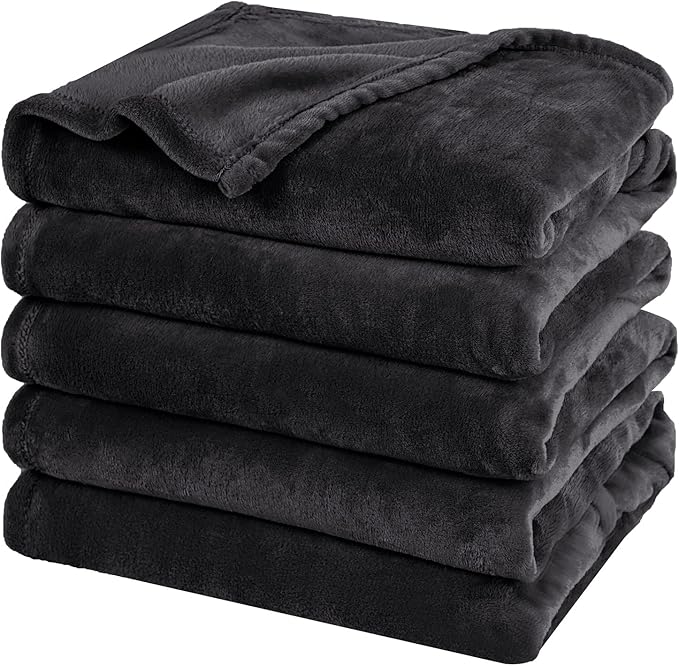 PHF Oversized King Fleece Blanket 120"x120", No Shed No Pilling Big Soft Blanket by PHF
