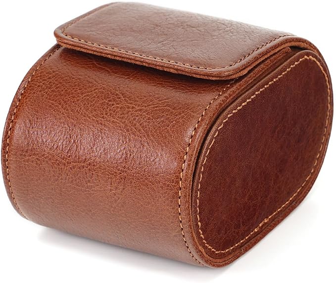 JOYIR Single Watch Roll for Travel | Genuine Leather Watch Pouch Case - Image 8