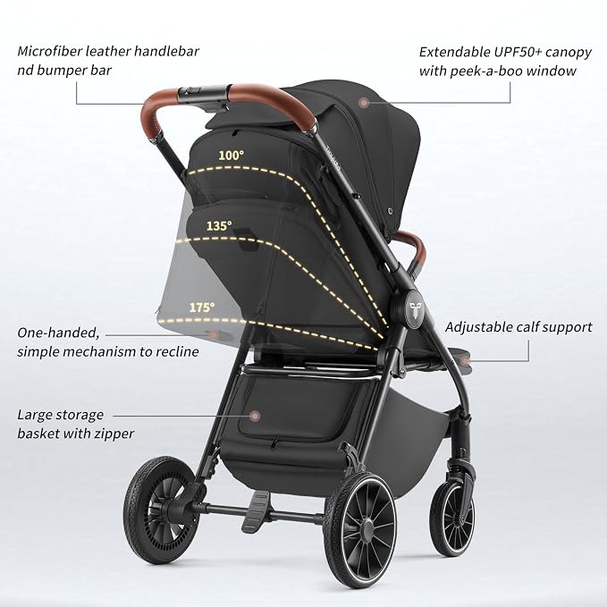 Tinyiota Baby Stroller, Infant Stroller - Image 2