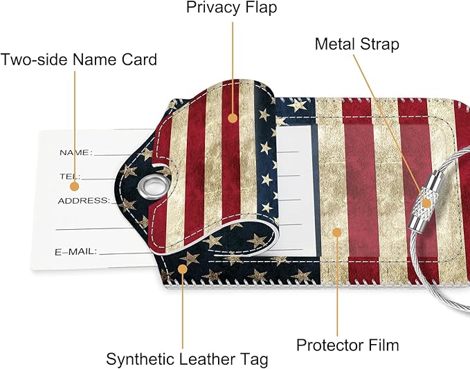 Fintie Luggage Tags, Privacy Cover ID Label - Image 4