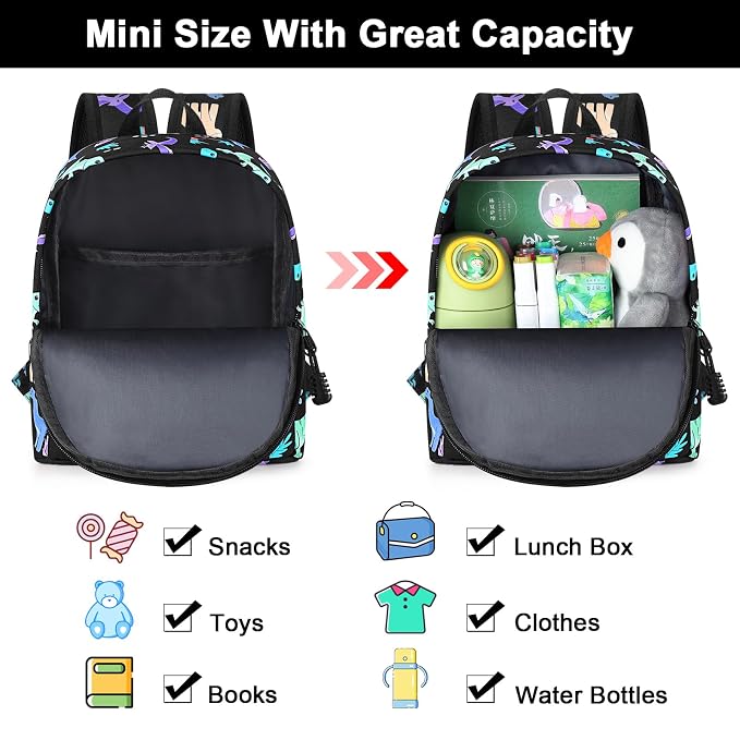 Accmor Toddler Backpack Leash, Cute Dinosaur Kids Backpack - Image 3