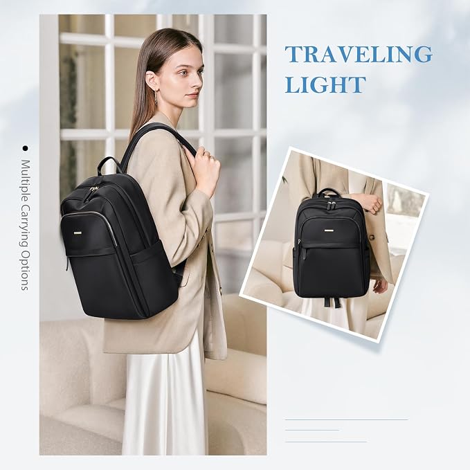 Travel Backpack for Women Personal Carry On Bag Business Weekender Hiking - Image 7