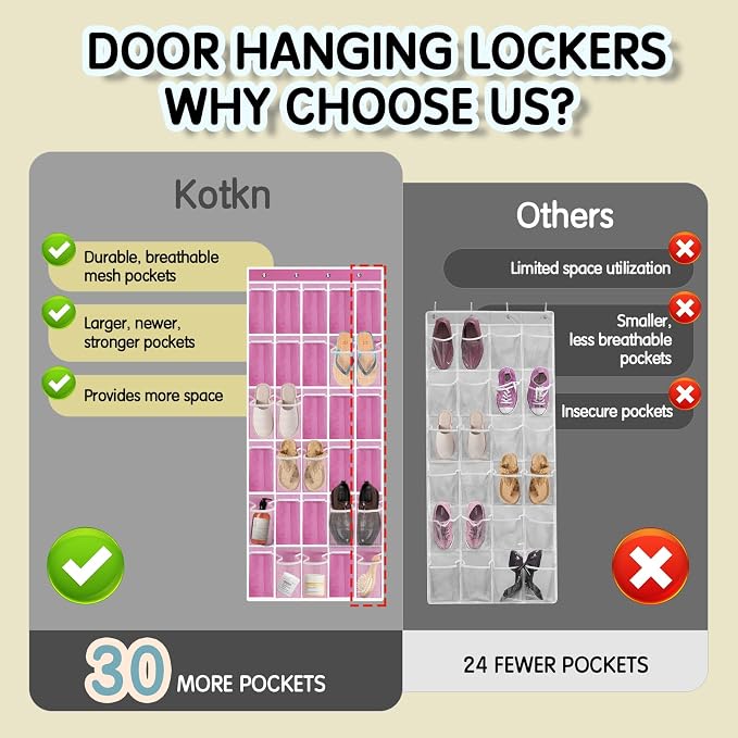 Over the Door Shoe Organizer - Image 4