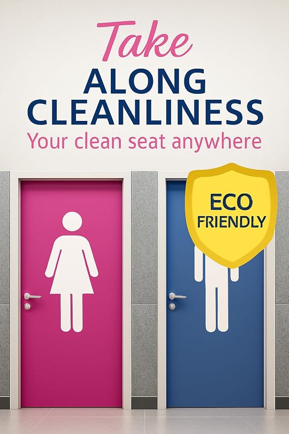 Disposable Toilet Seat Covers – Pack of 10 | Flushable & Portable Travel Toilet - Image 7