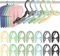 36 Pcs Travel Hangers Portable Foldable Travel Hanger Organizer, Plastic Cruise by Besslly