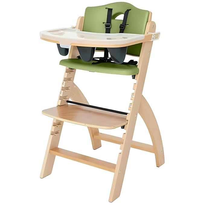 Abiie Beyond Junior Wooden High Chair by Abiie