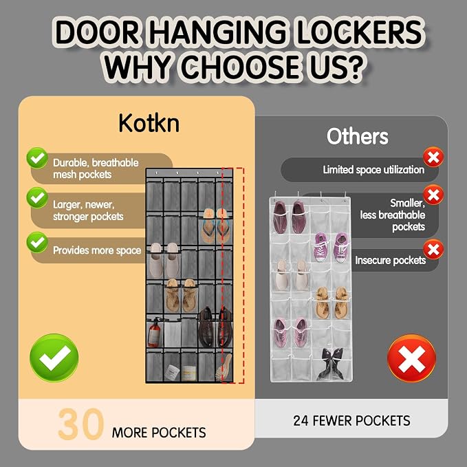 Over the Door Shoe Organizer - Image 4
