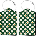 2 Pack Floral Luggage Tag for Women, Name ID Labels by Unknown
