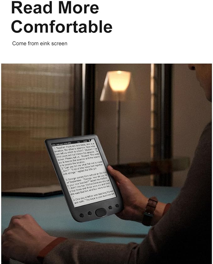 Yoidesu 6 Inch E Reader Digital Reader Electronic Book Reader - Image 5