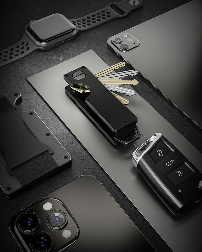 Key Organizer Compact Key Holder Metal Key Chain Minimalist key case key holder - Image 4