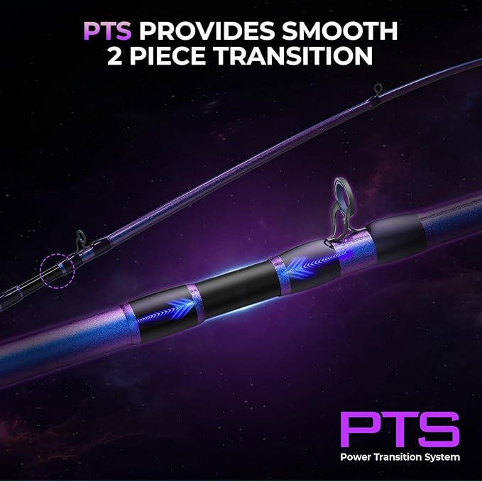 KastKing Royale Legend Pro Technique Bass Fishing Rods, KastFlex IM7 Graphite - Image 5
