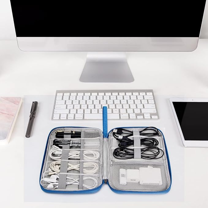 SELLYFELLY Travel Electronics Organizer Portable Cable Organizer Bag - Image 5