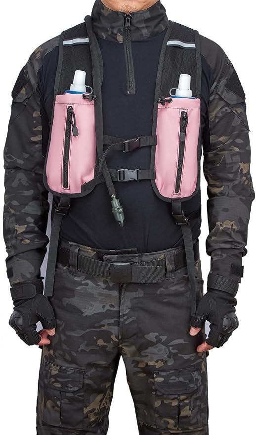 ATBP Running Hydration Vest Pack Tactical 3L Water Bladder Backpack Bag - Image 4