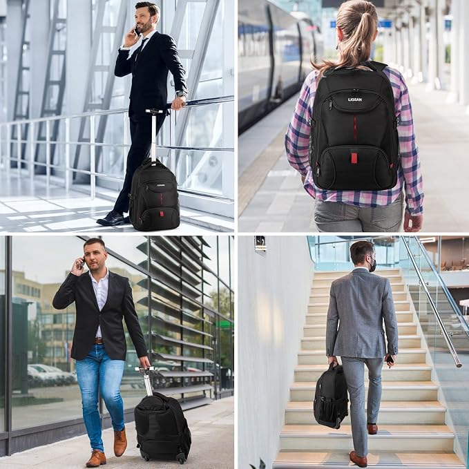 Rolling Backpack, Large Backpack - Image 6