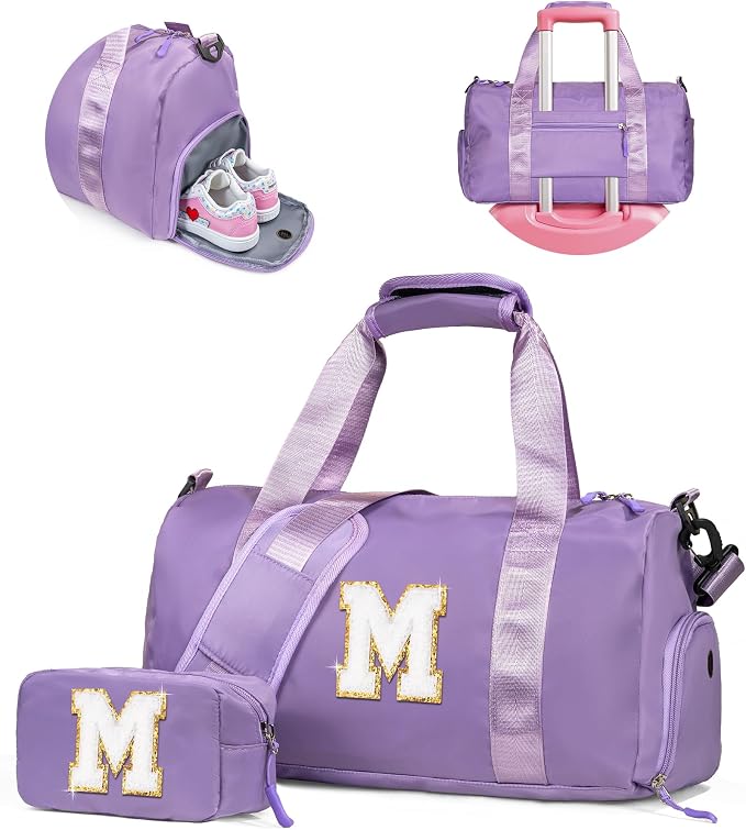 Gifts for 3 4 5 6 7 8 9 10 Year Old Girls-Girl Gym Bag by Vogewood